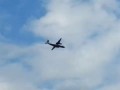 Самолет фоторазведки АН-30 барражирует над весенним Славянском