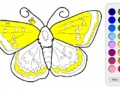 раскраска бабочка 4