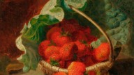 Харриет Стэннард (1829–1914) — «Натюрморт с клубникой на ?