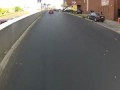 Скутер сбивает пассажир машины