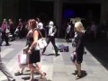 Ghostface vs Slenderman Public Dance Battle