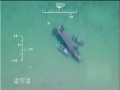 Saudi air strike at sea caught on camera