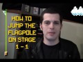 Jumping Over The Flagpole On Stage 1 in Super Mario Bros with Mike Matei (рус.озвуч)