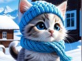 Winter adventures of a kitten 11