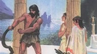 несет женихам лук Одиссея. Иллюстрация к «Одиссее» Го?