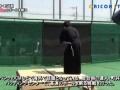 Самурай разрубает мяч, летящий со скоростью 160 км/ч