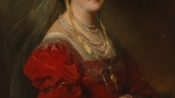 Portrait of Marie Paterno, née Nemetschke, the fourth and last wife of Amerling.1881