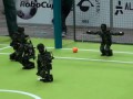 Robot Soccer Goes Big Time