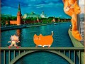 Коллаж + Анимация от tane4ki 777 "Оранжевый кот"