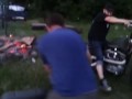 Harley Davidson vs костер How to light a fire with Harley