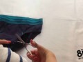 Как сделать спортивный топ из мужских трусов / DIY: Making a sports bra with a slip underwear