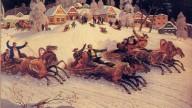 . В. Антонов. Катание на тройках