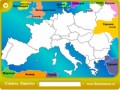 Паззл карта Европы