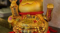 Winkekatze_gold