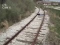 Мужика сбило поездом