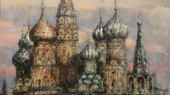Леонид Михайлович. Храм Василия Блаженного. Холст, мас