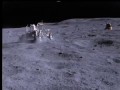Lunar Rover (LRV) on the Moon - Apollo 16 - HD Video Stabilized