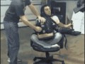 Leaf Blower Chair Ride