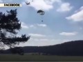 Дождь из броневиков: американские десантники разбили вдребезги три Hummer в Германии