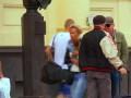 Суворовцы и Александр Ф Скляр устроили на вокзале флешмоб