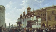 _-_Крестный_ход_у_Благовещенского_собора_в_Московском_К