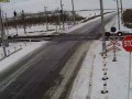 Авария на ж/д переезде в Казахстане
