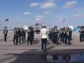 Казахский военный оркестр отжигает. Смотреть всем!!!