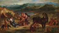 Делакруа. «Овидий у скифов» (1862)