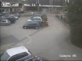 Crash - Шлагбаум избивает машину