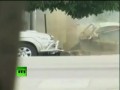 Caught on tape: Bomb officer hit by exploding car in Thailand