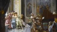 Vittorio_Reggianini_(Italian,_1858-1939),_The_Appreciative_Audience_29.5_x_40in._Bonhams.