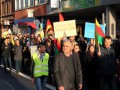 Протесты курдов в Германии.