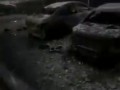 Сожженные автомобили в Крыму