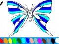 раскраска бабочка 1