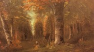 Gustave Courbet.Forest in Autumn.