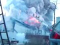 Видео с пожара на складах пиротехники