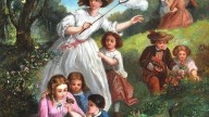 Charles_Edouard_Boutibonne_A_Garden_Scene_with_Children_Netting_Butterflies_yapfiles.ru