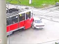 ДТП с трамваем в Бийске