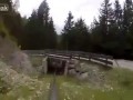 Exited Man in Alpine Coaster Stun a Girl by Crashing Into Her