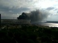 В Волгограде горит недостроенный стадион