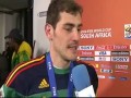 WORLD CUP 2010 Iker Casillas and Sara Carbonero KISS TRASLATION!!