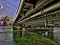 Under Pont Du Mont Blanc