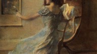 Thomas Wilmer Dewing - Before the Mirror