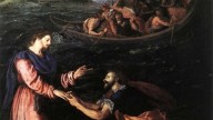 . Петр, идущий по воде. Ок. 1590