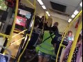 Волгоградец снял на видео спонтанную драку в автобусе "Питеравто"