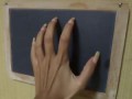 ASMR scratching with my long natural nails on chalkboard