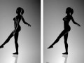 'solution' for spinning dancer girl illusion - defined for both directions