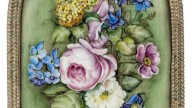 . С. Котова. Миниатюра «Букет с розой»