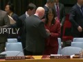 UN: US, Russian UN envoys shake hands prior to UNSC meeting